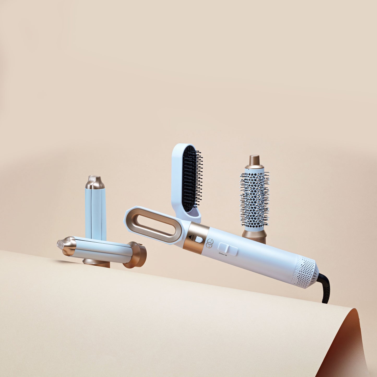 Hair Dryer 5 In 1  Hot Air Comb Curlers With Diffuser  Electric Blow Dryer Professional Complete   Multifunctional Hot Air Brush