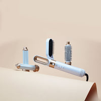 Hair Dryer 5 In 1  Hot Air Comb Curlers With Diffuser  Electric Blow Dryer Professional Complete   Multifunctional Hot Air Brush