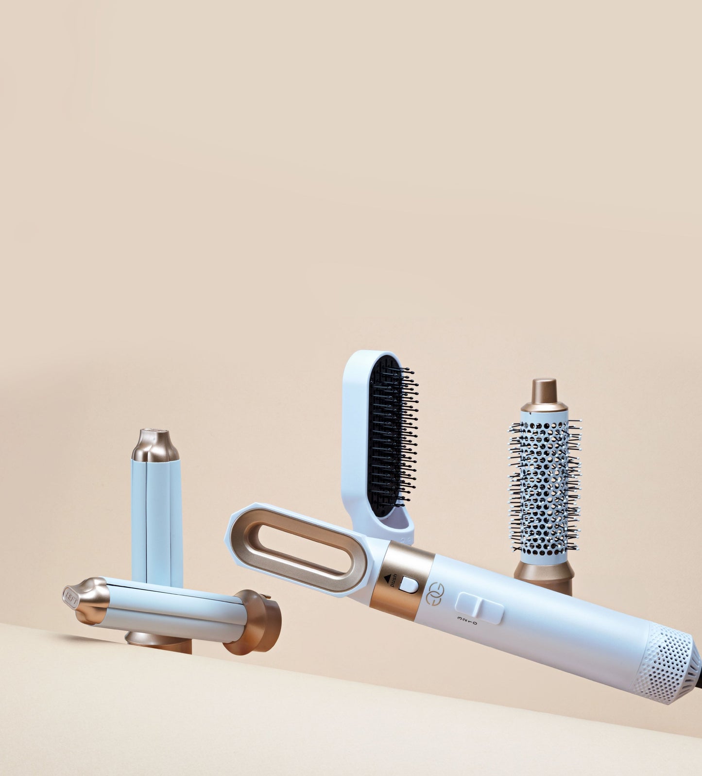 Hair Dryer 5 In 1  Hot Air Comb Curlers With Diffuser  Electric Blow Dryer Professional Complete   Multifunctional Hot Air Brush