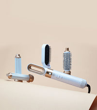 Hair Dryer 5 In 1  Hot Air Comb Curlers With Diffuser  Electric Blow Dryer Professional Complete   Multifunctional Hot Air Brush